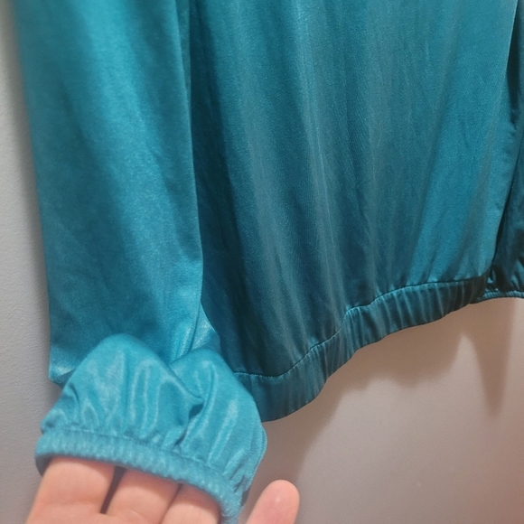 Kate Hill Teal Colored Long Sleeve Top - Picture 3 of 7